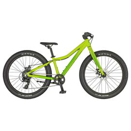 Подростковый велосипед Scott Roxter 24" 2019, Вариант УТ-00143461: Возраст: 9-11 (Рост: 130-145 см), Цвет: зеленый, изображение  - НаВелосипеде.рф