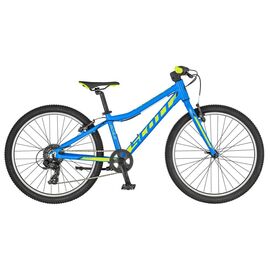 Подростковый велосипед Scott Scale rigid 24" 2019, Вариант УТ-00143466: Возраст: 9-11 (Рост: 130-145 см), Цвет: голубой, изображение  - НаВелосипеде.рф