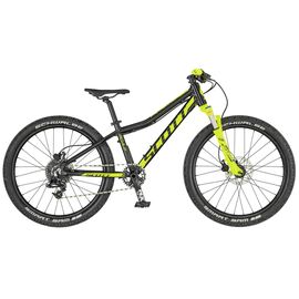 Подростковый велосипед Scott Scale RC 24" 2019, Вариант УТ-00153927: Возраст: 9-11 (Рост: 130-145 см), Цвет: черно-желтый, изображение  - НаВелосипеде.рф
