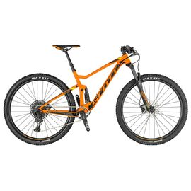Двухподвесный велосипед Scott Spark 960 29" 2019, Вариант УТ-00143379: Рама: M (Рост: 169–179 см), Цвет: оранжевый, изображение  - НаВелосипеде.рф