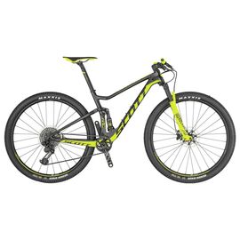 Двухподвесный велосипед Scott Spark RC 900 World Cup (TW) 29" 2019, Вариант УТ-00143370: Рама: L / 56 (Рост: 177–188 см), Цвет: черно-желтый, изображение  - НаВелосипеде.рф