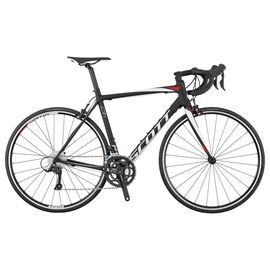 Шоссейный велосипед Scott CR1 30 28" 2017, Вариант УТ-00143522: Цвет: черно-белый, изображение  - НаВелосипеде.рф