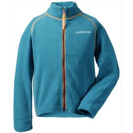Куртка детская Didriksons MONTE MICROFLEECE, синий лёд, 502008, Вариант УТ-00136023: Рост: 100, изображение  - НаВелосипеде.рф