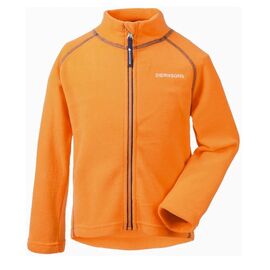Куртка детская Didriksons MONTE MICROFLEECE, морковный, 502008, Вариант УТ-00136029: Рост: 100, изображение  - НаВелосипеде.рф