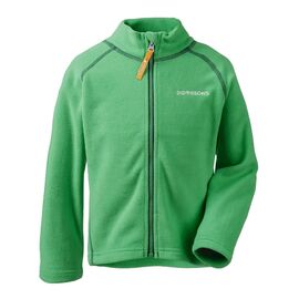 Куртка детская Didriksons MONTE MICROFLEECE, изумрудно-зеленый, 502008, Вариант УТ-00136041: Рост: 100, изображение  - НаВелосипеде.рф