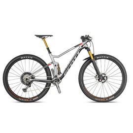 Двухподвесный велосипед Scott Spark 900 Premium 29" 2019, Вариант УТ-00156449: Рама: M (Рост: 160-170 см), Цвет: серый/черный/красный, изображение  - НаВелосипеде.рф
