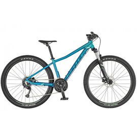 Женский велосипед Scott Contessa Scale 40 27,5" 2019, Вариант УТ-00156473: Рама: XS (Рост: 145-165 см), Цвет: синий, изображение  - НаВелосипеде.рф