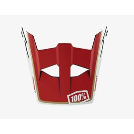 Козырек к велошлему 100% Aircraft Replacement Ltd Red, 81003-406-01, изображение  - НаВелосипеде.рф