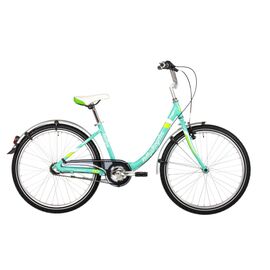 Подростковый велосипед KELLYS Maggie 24" 2019, Вариант УТ-00158199: Возраст: 9-12 лет (Рост: 130-140 см), Цвет: зеленый, изображение  - НаВелосипеде.рф