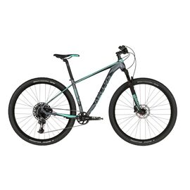 Женский велосипед KELLYS Desire 90 29" 2019, Вариант УТ-00158168: Рама: M (Рост: 162-177 см), Цвет: серый/зеленый, изображение  - НаВелосипеде.рф
