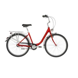 Городской велосипед KELLYS Avenue 10 26" 2019, Вариант УТ-00158361: Рама: 430 мм (Рост: 157 - 171 см), Цвет: красный, изображение  - НаВелосипеде.рф