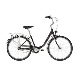 Городской велосипед KELLYS Avenue 30 26" 2019, Вариант УТ-00158360: Рама: 430 мм (Рост: 157 - 171 см), Цвет: черный, изображение  - НаВелосипеде.рф