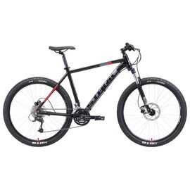 Горный велосипед Stark Armer 27.6 HD 27,5" 2019, Вариант УТ-00149110: Рама: 18" (Рост:  180 - 185 cm), Цвет: черно-серо-красный , изображение  - НаВелосипеде.рф