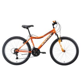 Подростковый велосипед Black One Ice 24" 2019, Вариант УТ-00157495: Возраст: 9-15 (Рост: 125 - 150 см), Цвет: оранжевый/серый/белый, изображение  - НаВелосипеде.рф