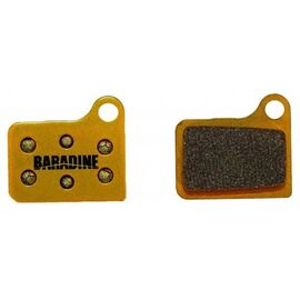 Велоколодки BARADINE, для дисковых тормозов, органические, Shimano Deore M555 and Nexave C901 hydraulic, DS-15S+SP-15, изображение  - НаВелосипеде.рф