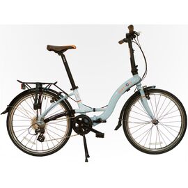 Складной велосипед DAHON Briza D8 Mist 24" 2016, Вариант УТ-00025308: Рама: onesize (Рост: 150-195 см), Цвет: голубой, изображение  - НаВелосипеде.рф