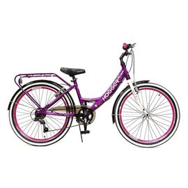 Подростковый велосипед HOGGER AGON AL 24" 2019, Вариант УТ-00137007: Возраст: 8-15 (Рост: 130-150 см), Цвет: розовый/белый, изображение  - НаВелосипеде.рф