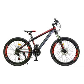 Горный велосипед Hogger Phoenix 26" 2019, Вариант УТ-00153071: Рама: 15" (Рост 140 - 160 см), Цвет: GREEN/GRAY, изображение  - НаВелосипеде.рф