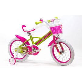 Детский велосипед HOGGER F510 16" 2018, Вариант УТ-00132787: Возраст: 4-6 (Рост: 100 - 118 см), Цвет: оранжевый/голубой, изображение  - НаВелосипеде.рф