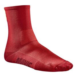 Носки велосипедные MAVIC ESSENTIAL High Sock, красные, 2019, C12346, Вариант УТ-00137561: Размер: 39/42, изображение  - НаВелосипеде.рф