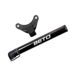 Велонасос BETO Mini, алюминиевый, черный, 7 bar, 470360, изображение  - НаВелосипеде.рф
