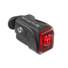 Фонарь-мигалка велосипедный задний M-Wave Helios K1,1, USB зарядка, 220572, изображение  - НаВелосипеде.рф