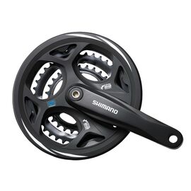 Система шатунов велосипедная Shimano Altus, M311, 175 мм, 48/38/28T, черная, 2017, EFCM311E888CL, изображение  - НаВелосипеде.рф
