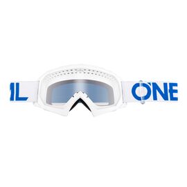 Маска велосипедная O´Neal B-10 Youth Solid White/Blue, 6024-112O, изображение  - НаВелосипеде.рф