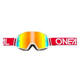 Маска велосипедная O´Neal B-20 Flat Red/White - Radium, 6023-313O, изображение  - НаВелосипеде.рф
