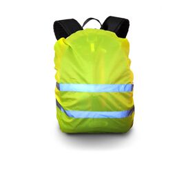 Чехол сигнальный на рюкзак PROTECT™, лимонный, FOP33205, изображение  - НаВелосипеде.рф
