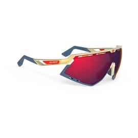 Очки велосипедные Rudy Project DEFENDER Gold Matt - MLS Red, SP523805-0000, изображение  - НаВелосипеде.рф