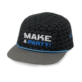 Велокепка TBC 5 Panel Camp Hat: Make a Party, Adjustable, Black, 2018, 01.18.99.9013, изображение  - НаВелосипеде.рф