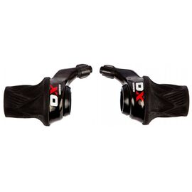 Грип-шифт Sram X.O Shorty Twist 2+10V, красный, 00.7018.011.000, изображение  - НаВелосипеде.рф
