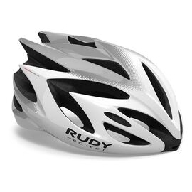 Велошлем Rudy Project RUSH White/Silver Shiny 2019, HL570122, Вариант УТ-00149221: Размер: M (54-58 см), изображение  - НаВелосипеде.рф