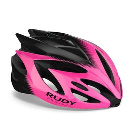 Велошлем Rudy Project RUSH Pink Fluo/Black Shiny 2019, HL570172, Вариант УТ-00149218: Размер: M (54-58 см), изображение  - НаВелосипеде.рф