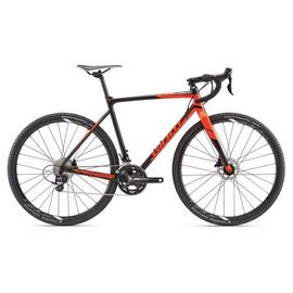 Шоссейный велосипед Giant TCX SLR 2 28" 2018, Вариант УТ-00153481: Рама: L (Рост: 175 - 180 cm), Цвет: матовый черный/ярко-красный, изображение  - НаВелосипеде.рф