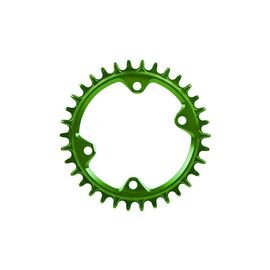 Звезда передняя Garbaruk 96 BCD (Shimano M6000/7000/8000) Round 34T, зеленый, 5907441524735, изображение  - НаВелосипеде.рф