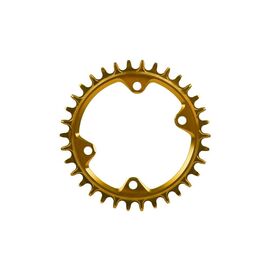 Звезда передняя Garbaruk 96 BCD (Shimano M6000/7000/8000) Round 36T, золотой, 5907441537254, изображение  - НаВелосипеде.рф