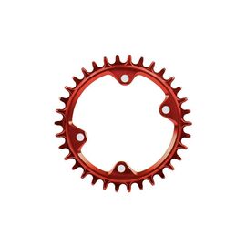 Звезда передняя Garbaruk 96 BCD (Shimano M6000/7000/8000) Round 38T, красный, 5907441524896, изображение  - НаВелосипеде.рф