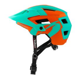 Шлем велосипедный O´Neal Defender 2.0, серебристо-оранжево-голубой, 0502-872, Вариант УТ-00156887: Размер: L/58-Xl/61, изображение  - НаВелосипеде.рф