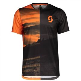 Веломайка SCOTT Trail Flow короткий рукав exotic orange/dark grey(оранжевый/темно-серый) 2019, 270476-6172, Вариант УТ-00158499: Размер: L, изображение  - НаВелосипеде.рф