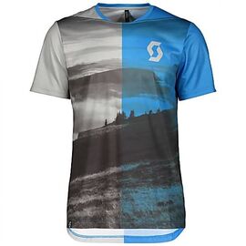 Веломайка SCOTT Trail Flow короткий рукав light grey/aster blue(серый/голубой) 2019, 270476-6184, Вариант УТ-00158502: Размер: L, изображение  - НаВелосипеде.рф