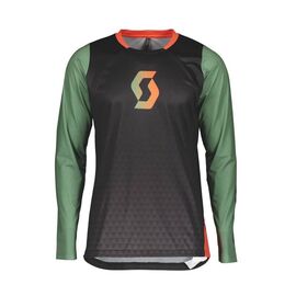 Веломайка SCOTT Trail Vertic длинный рукав black/dark ivy green(ерный/темно-зеленый) 2019, 269475-6132, Вариант УТ-00158469: Размер: M, изображение  - НаВелосипеде.рф