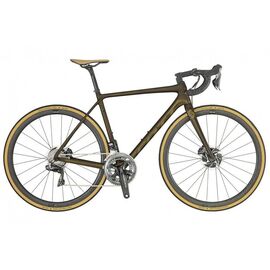 Шоссейный велосипед SCOTT Addict RC Premium disc 29" 2019, Вариант УТ-00158555: Рама: M/54(Рост 170 - 180 см), цвет: хаки, изображение  - НаВелосипеде.рф