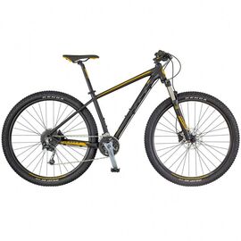 Горный велосипед SCOTT Aspect 730 27,5 2019, Вариант УТ-00158552: Рама: L (Рост 177 - 187 см), Цвет: черный/оранжевый, изображение  - НаВелосипеде.рф