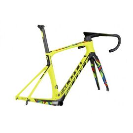 Рама велосипедная Scott Foil Rio edition (HMX)mech/Di2 2017, Вариант УТ-00143534: Размер: L/56 (Рост 177 – 188 см), Цвет: желтый/черный, изображение  - НаВелосипеде.рф