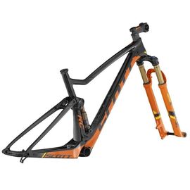 Рама велосипедная Scott Spark RC 900 SL (HMX SL), + вилка, 2017, Вариант УТ-00143529: Размер: S/52 (Рост 162 – 173 см), Цвет: оранжевый/черный, изображение  - НаВелосипеде.рф