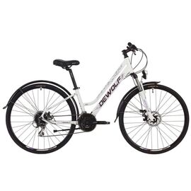 Городской женский велосипед DEWOLF Asphalt FS 28" 2019, Вариант УТ-00155245: Рама: 14" (Рост: 152-157 см), Цвет: белый, изображение  - НаВелосипеде.рф