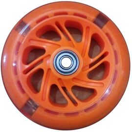 Колесо для самоката, с 2 подшипниками ABEC-7, d - 117мм, оранжевое, SC 01 OR, изображение  - НаВелосипеде.рф