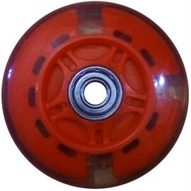 Колесо для самоката, с 2 подшипниками ABEC-7, d - 81мм, оранжевое, SC 02 OR, изображение  - НаВелосипеде.рф